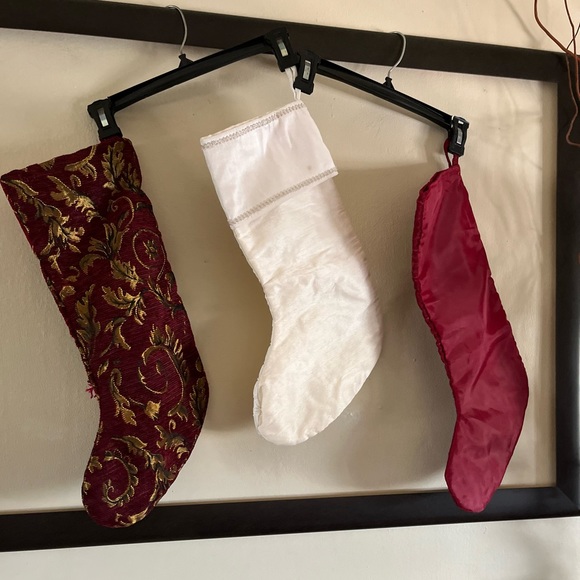 Christmas embellished three stockings - Picture 5 of 5